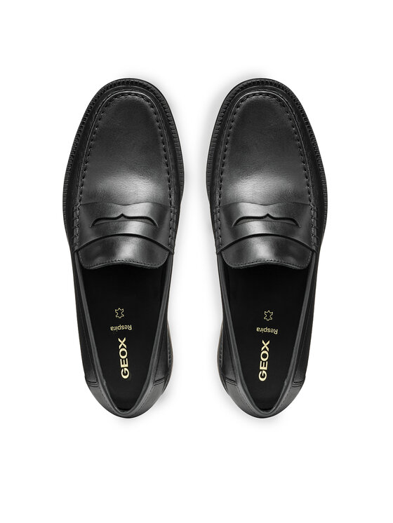 Geox Geox Mokasíny U Recanati U55HVD 00043 C9999 Černá