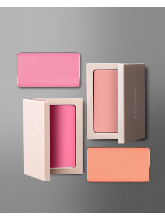 INGLOT INGLOT Kasetka Flexi Freedom System z lusterkiem Paleta cieni do powiek Beżowa