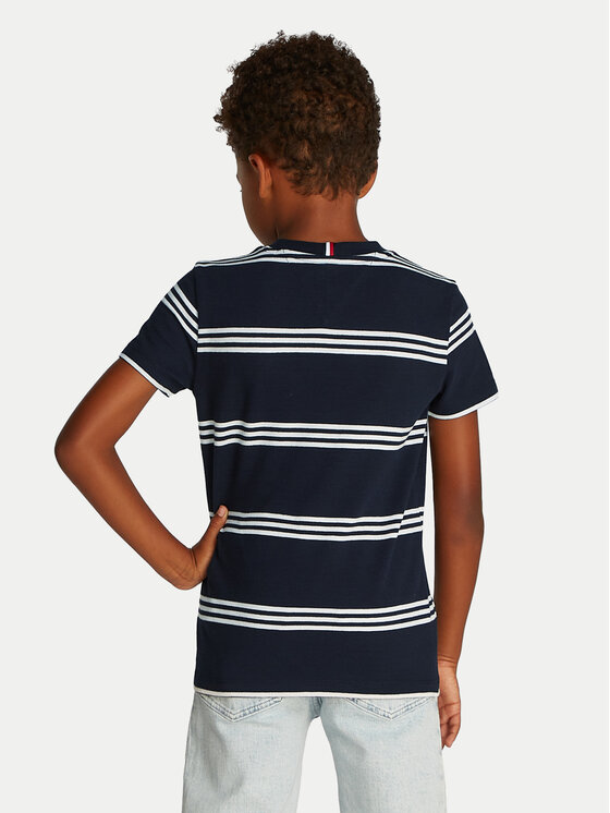 Tommy Hilfiger Tommy Hilfiger T-shirt KB0KB09534 Tamnoplava Regular Fit