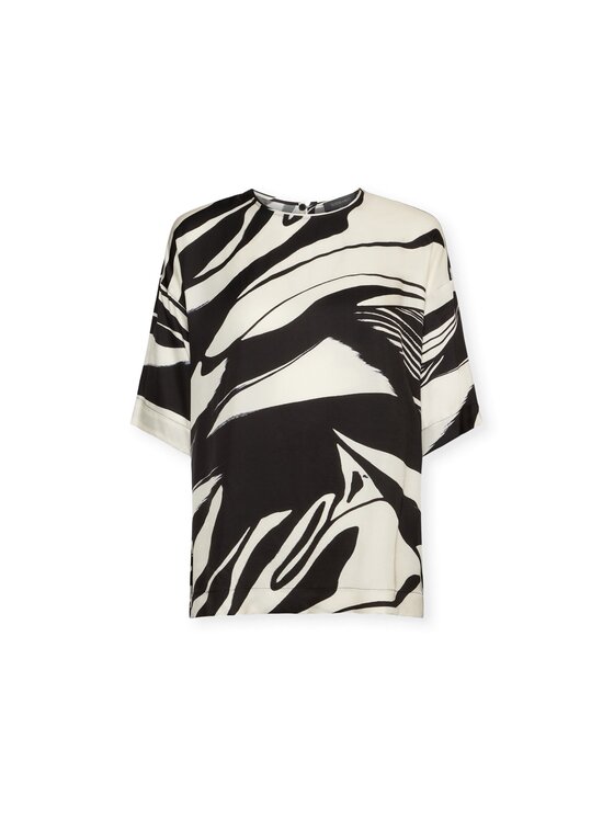 Elena Mirò Elena Mirò Blusa 2160Z100042N001 Nero Boxy Fit