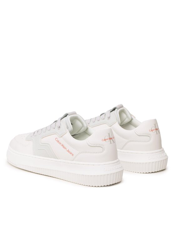 Calvin Klein Jeans Calvin Klein Jeans Snīkeri Chunky Cupsole High/Low Freq YM0YM00613 Balts