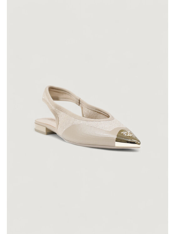 PINKO PINKO Σανδάλια GIANIRA 14 - SLING BACK LUREX KNIT Μπεζ