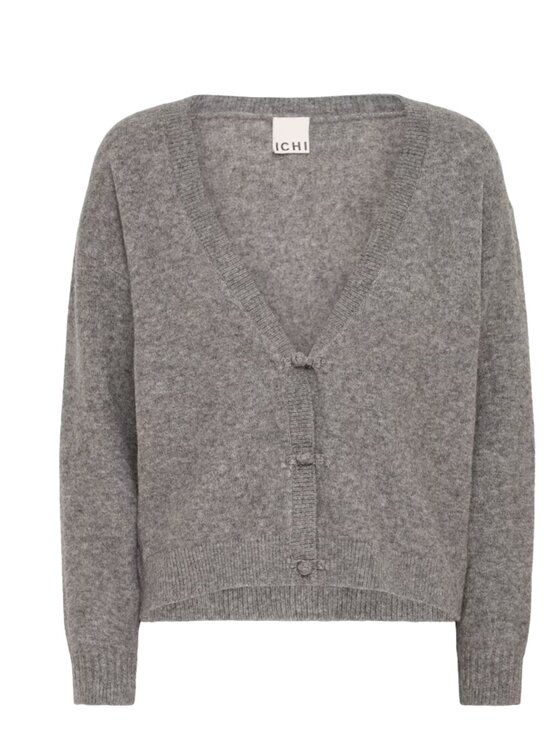ICHI ICHI Cardigan Cardigan ihdasila Grigio Regular Fit