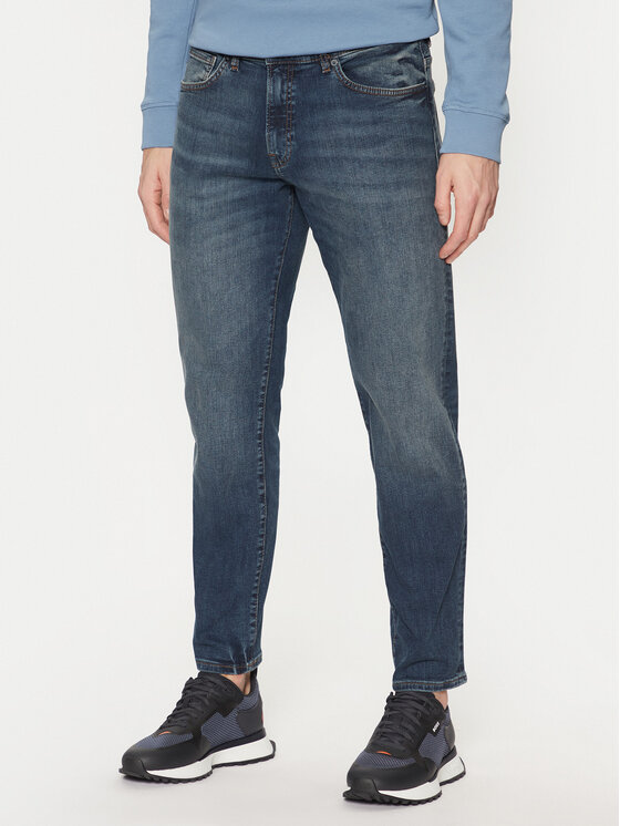 BOSS Džínsy 50532533 Modrá Regular Fit
