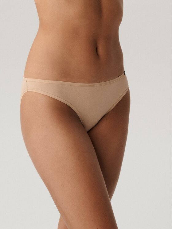 Atlantic Atlantic Figi klasyczne flat elastic sport Beżowy