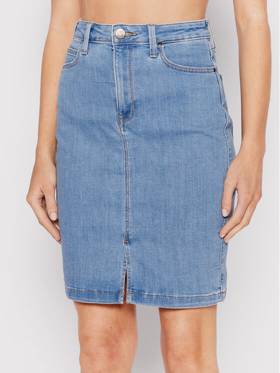 Lee Gonna di jeans L38VOPVM Blu Regular Fit • Modivo.it