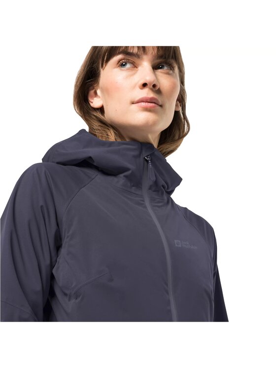 Kurtka przeciwdeszczowa Jack Wolfskin, Rozmiar M, Szary, 1115121/1388