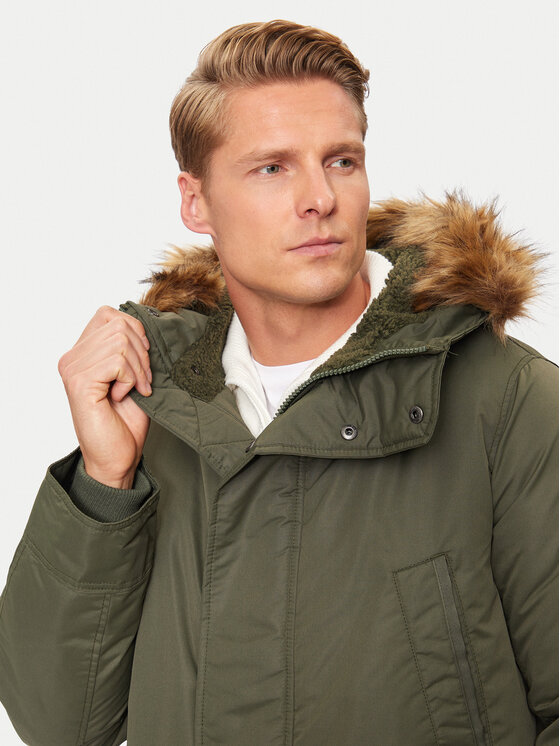 Gap Gap Kurtka zimowa 726377-00 Zielony Regular Fit