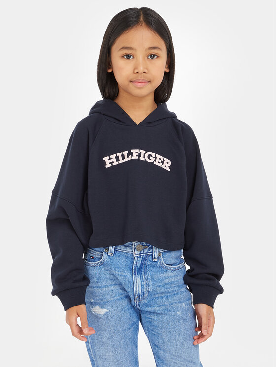 Tommy Hilfiger Sweatshirt Montype KG0KG07381 D Dunkelblau Regular 