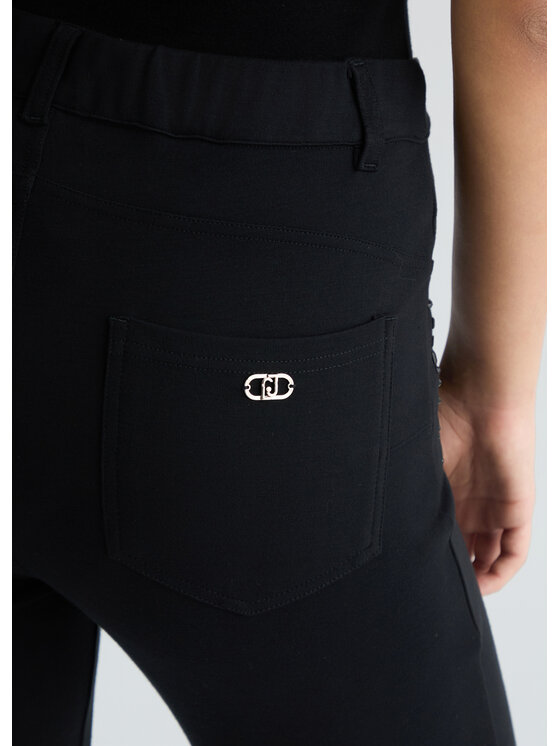 Liu Jo Liu Jo Pantaloni di tessuto TA5166JS182B3280 Nero Slim Fit