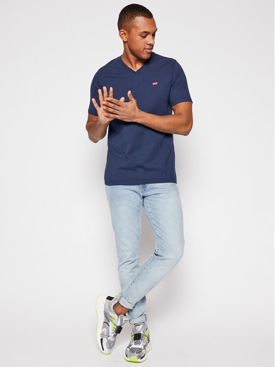 Levi's® Levi's® Póló Original Housemark Tee 85641-0002 Sötétkék Standard Fit