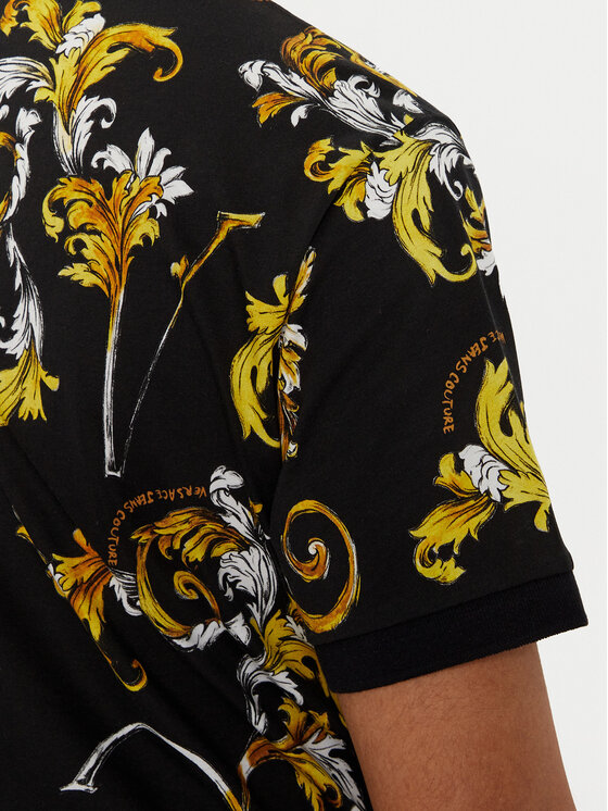 Versace Jeans Couture Versace Jeans Couture Polo 78GAG625 Czarny Regular Fit