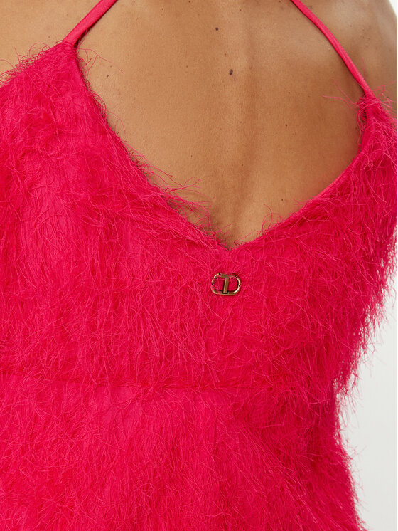 TWINSET TWINSET Coctailkleid 241TP2430 Rosa Regular Fit