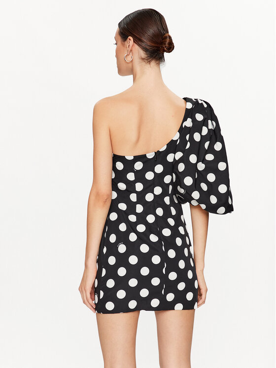 PINKO Pinko Koktejlové šaty Cedro 101208 A0ZL Čierna Slim Fit