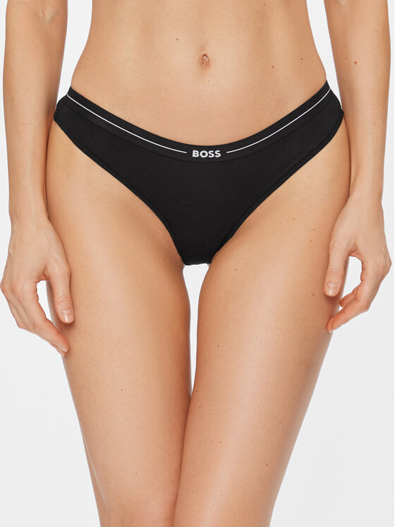 BOSS Boss 3er-Set Stringtangas 50510030 Schwarz