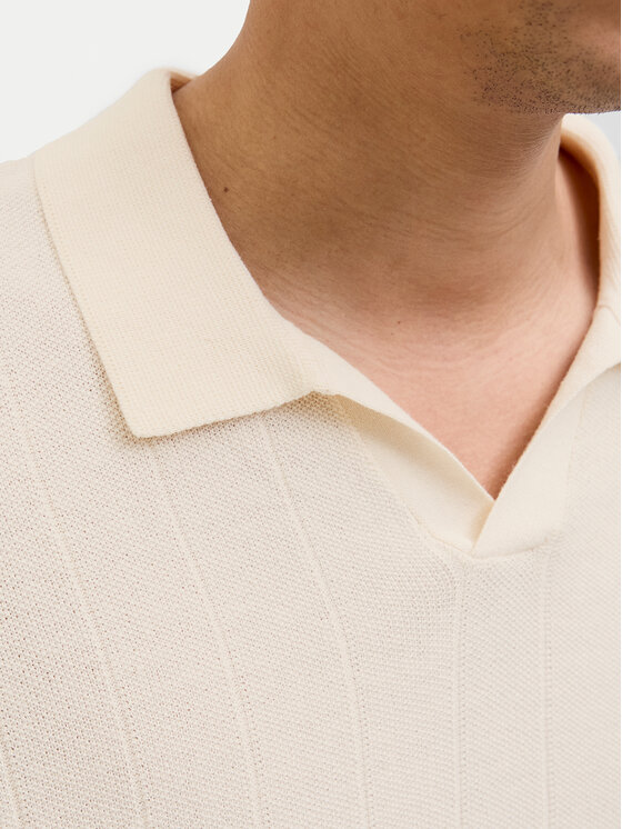 Jack & Jones Jack & Jones Poloshirt Varenna 12272578 Beige Relaxed Fit