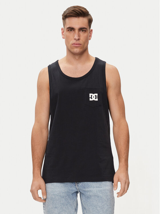 DC Shoes DC Shoes Tank top Star Pocket Tt ADYZT05378 Negru Regular Fit