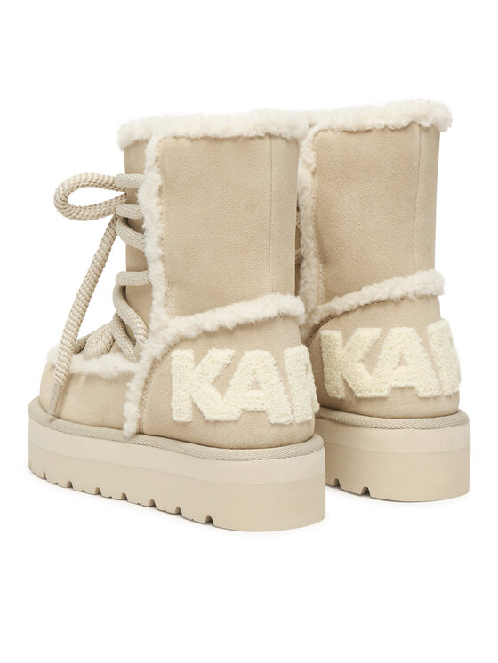 KARL LAGERFELD KARL LAGERFELD Schneeschuhe Skylar Ski KL49676 Hellbeige
