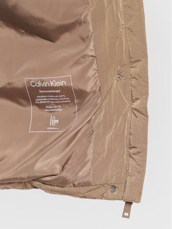 Calvin Klein Calvin Klein Kurtka zimowa Modern K20K204690 Beżowy Regular Fit
