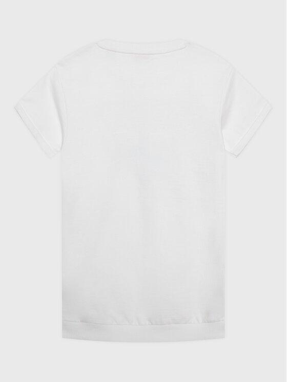 Guess Guess Kasdieninė suknelė J3RK01 KB4O0 Balta Regular Fit