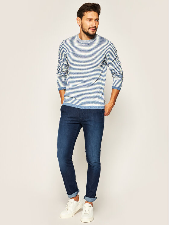 Guess Džinsai Adam M02A81 D3ZO2 Tamsiai mėlyna Super Skinny Fit • Modivo.lt