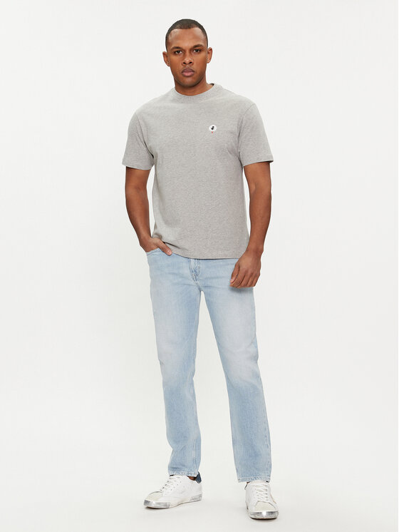 Save The Duck Save The Duck Тишърт DT1709M BESY18 Сив Regular Fit