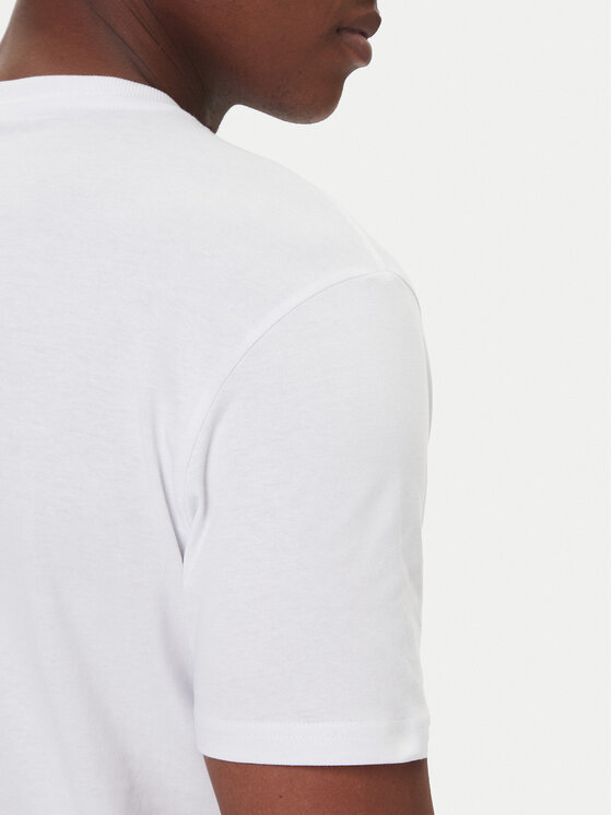 Kappa Kappa Tričko Authentic 361N6QW Biela Regular Fit