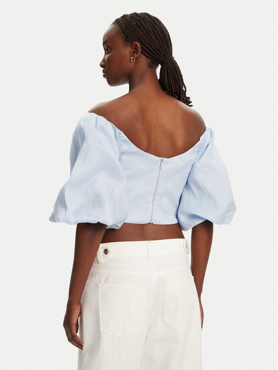 Bardot Bardot Halenka Eva Linen 57892TB2 Světle modrá Regular Fit