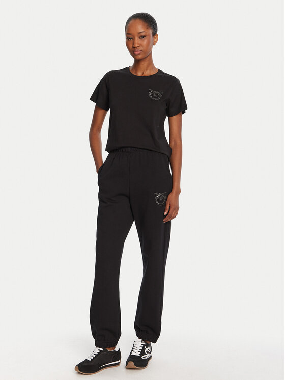 PINKO PINKO T-Shirt Nambrone 103320 A2RN Μαύρο Regular Fit