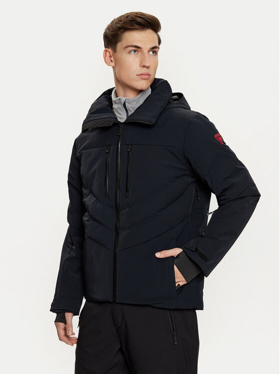 Rossignol Prechodná bunda RLNMJ12 Čierna Regular Fit