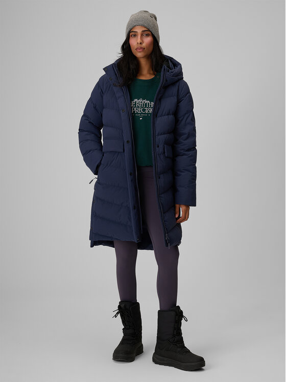 4F 4F Płaszcz zimowy CITY JACKETS Granatowy Regular Fit