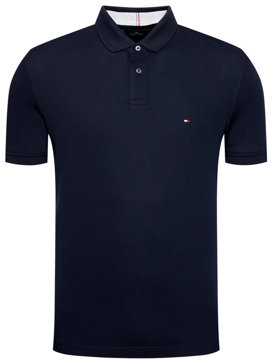 Tommy Hilfiger Tommy Hilfiger Tricou polo 1985 MW0MW17770 Bleumarin Regular Fit