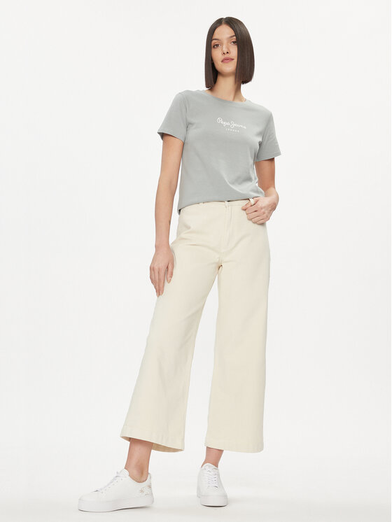 Pepe Jeans Pepe Jeans T-shirt Wendy PL505480 Zelena Regular Fit