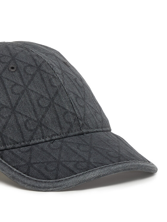 Calvin Klein Calvin Klein Czapka z daszkiem Denim Emblem Burnout LV04D5048G Szary