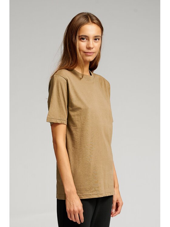 TeeShoppen TeeShoppen T-Shirt 'Oversized Collection' Khaki Oversize