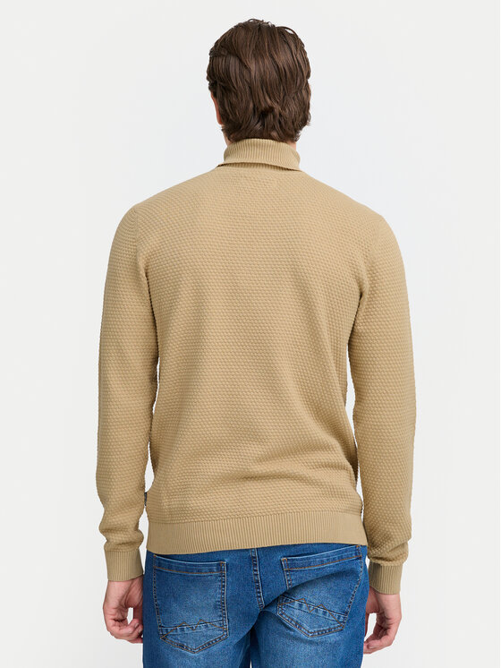 Blend Blend Rollkragenpullover 20717258 Beige Regular Fit