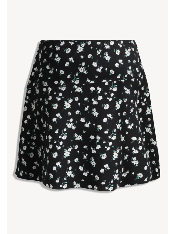 BIZUU BIZUU Mini sukně LANNIL ASSYMETRICAL SKIRT Černá Standard Fit