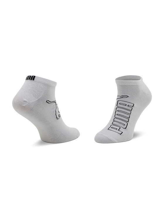 Puma Puma Zestaw 3 par niskich skarpet unisex 907988 01 Biały