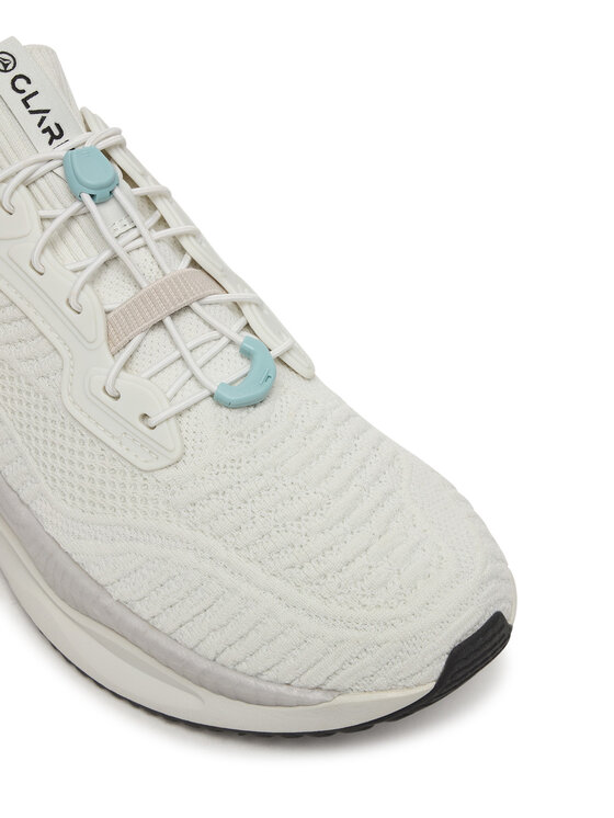 Clarks Clarks Sneakersy Pace Rise 26187374 Biela