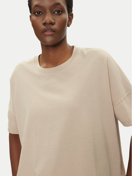 Bomboogie Bomboogie T-krekls TW7441TJOR5 Bēšs Relaxed Fit