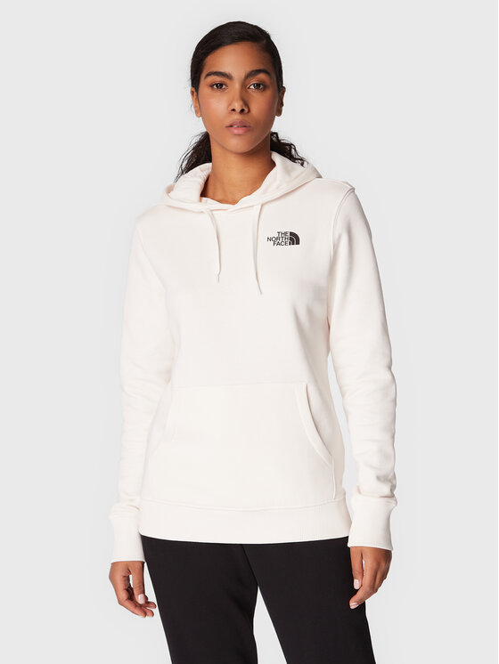 The North Face The North Face Bluza Simple Dome NF0A7X2T Biały Regular Fit