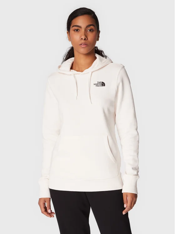 The North Face Bluza Simple Dome NF0A7X2T Alb Regular Fit image0