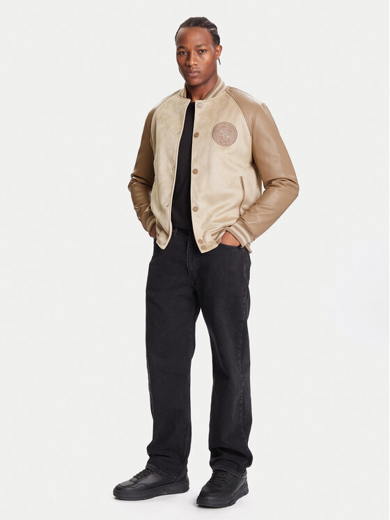 Guess Guess Bomber M5BL2B K1062 Bež Regular Fit