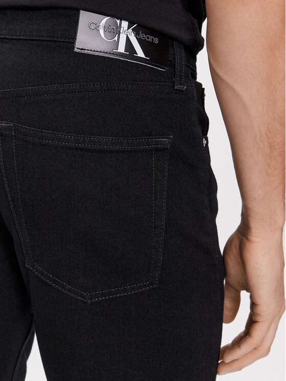 Calvin Klein Jeans Calvin Klein Jeans Jeans hlače J30J323688 Črna Slim Taper Fit
