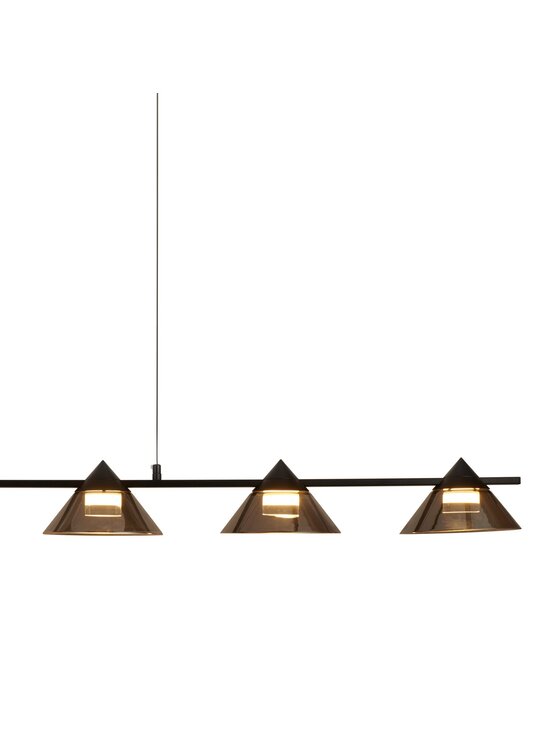 MIAhome MIAhome Lampa wisząca BLAKE 120 cm Czarny