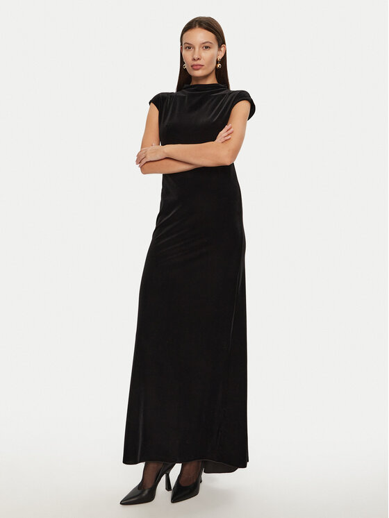 MAX&Co. MAX&Co. Sukienka wieczorowa 2426626025200 Czarny Regular Fit