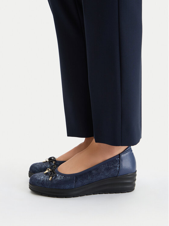 Go Soft Go Soft Ballerinas CEO-WI16-3243-02 Dunkelblau