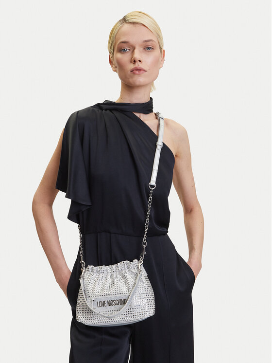 LOVE MOSCHINO LOVE MOSCHINO Käekott JC4138PP1MLL196B Hõbedane