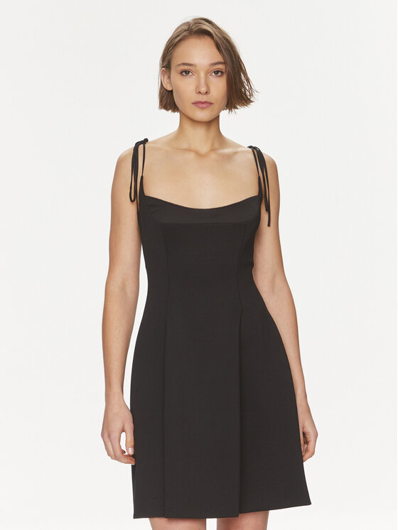 HUGO Hugo Ежедневна рокля Kamuran 50510426 Черен Regular Fit