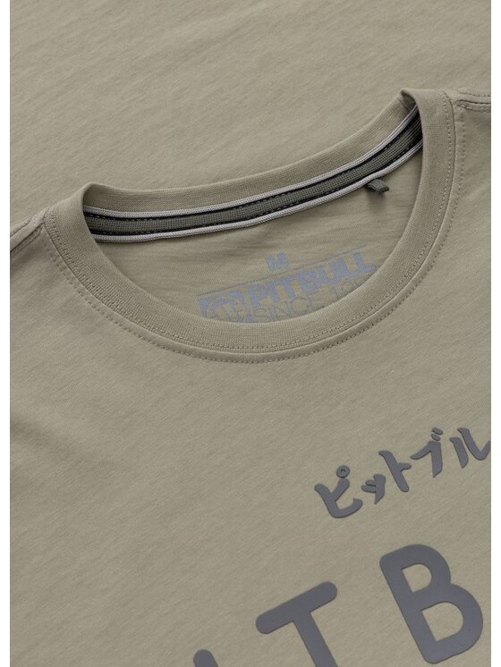 PITBULL PITBULL T-Shirt Koszulka męska MT. FUJI 3XL Szary Regular Fit
